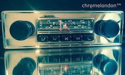 BLAUPUNKT ESSEN 12v+/- Vintage Classic Car FM Radio MP3 MINT see video