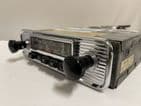 BLAUPUNKT ESSEN  6V/12V +/- Vintage Chrome Classic Car FM Radio  HEALEY MG JAGUAR PORSCHE 356 (1)