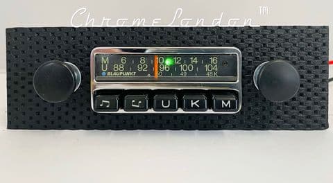 BLAUPUNKT ESSEN Basketweave Vintage Classic Car Radio MINT 65-73 PORSCHE 911 911S 911T TARGA 912