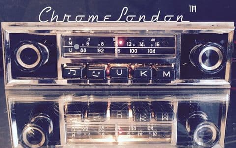 BLAUPUNKT ESSEN Slim Face Vintage Classic Car FM Radio MERCEDES 110 111 112 113SL PORSCHE