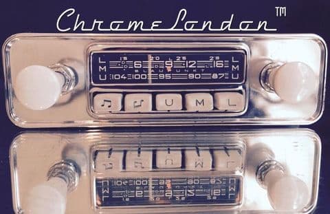 BLAUPUNKT ESSEN Vintage Classic Car FM Radio +MP3 JAG ETYPE PORSCHE 356 VW BUG BUS