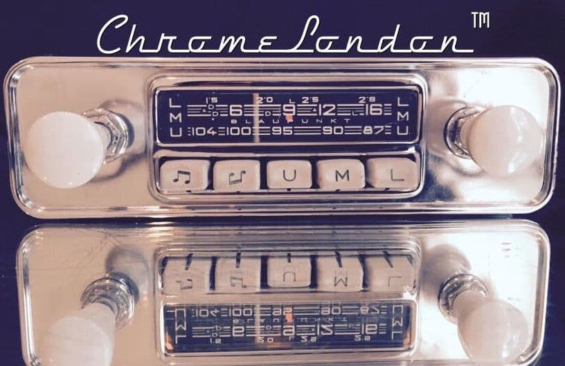 BLAUPUNKT ESSEN Vintage Classic Car FM Radio +MP3 JAG ETYPE PORSCHE 356 VW BUG BUS