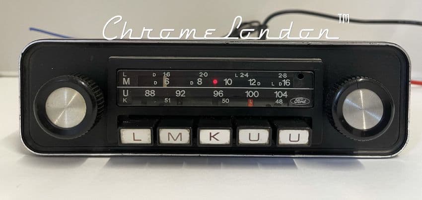 BLAUPUNKT FORD P42 OEM Vintage Classic Car FM Radio +MP3 MINT WARRANTY