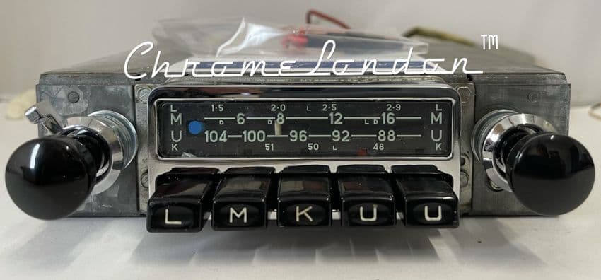 BLAUPUNKT FRANKFURT 6v/12v Vintage Classic Car FM Radio PORSCHE 356 A B C 911 912