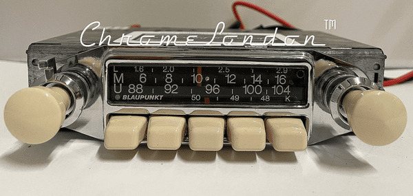 BLAUPUNKT FRANKFURT IVORY Vintage Classic Car FM Radio PORSCHE 356 A B C HEALEY VW