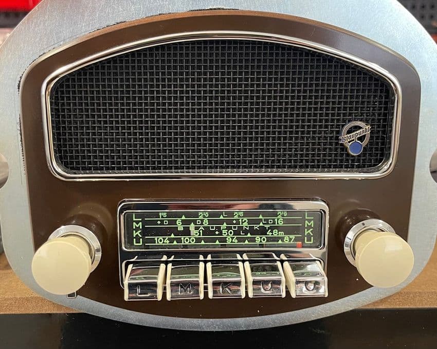 BLAUPUNKT FRANKFURT IVORY  Vintage Classic Car FM Radio PORSCHE 356 Pre A +FULL BLUETOOTH