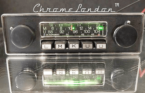 BLAUPUNKT FRANKFURT STEREO VINTAGE CLASSIC CAR FM Radio +MP3 PORSCHE 911 FERRARI MASERATI