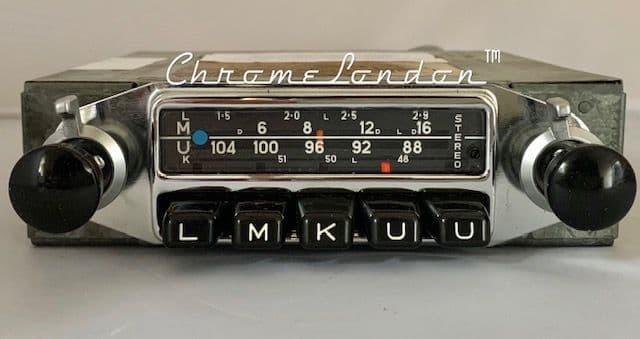 BLAUPUNKT FRANKFURT STEREO Vintage Classic Car FM Radio PORSCHE 356 A B C 912 911