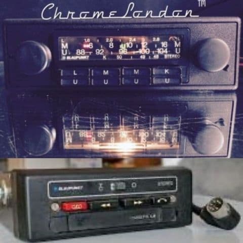 BLAUPUNKT FRANKFURT STEREO Vintage Classic Car Radio +ACR 920 CASSETTE 70's ROLLS ROYCE BENTLEY