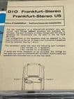 BLAUPUNKT FRANKFURT US STEREO Vintage Classic Car FM Radio  +BOOKS PORSCHE 911 912 JAG MG  FERRARI