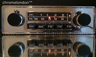 BLAUPUNKT FRANKFURT US STEREO Vintage Classic Car FM Radio +MP3 MINT see video