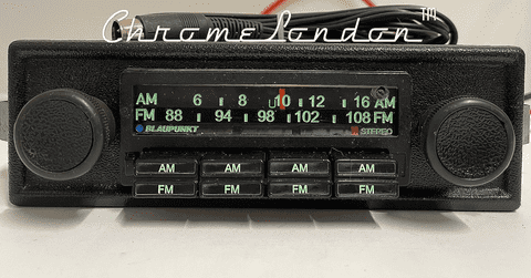 BLAUPUNKT FRANKFURT US STEREO Vintage Classic Car FM Radio ROLLS PORSCHE FERRARI MASERATI