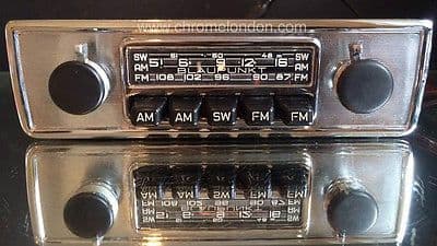 BLAUPUNKT FRANKFURT US Vintage Classic Car FM Radio +MP3 MINT