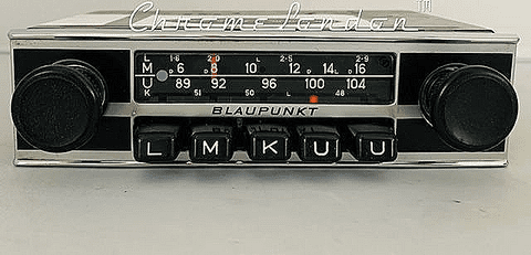 BLAUPUNKT FRANKFURT Vintage Classic Car FM Radio CITROEN SM MASERAI FIAT 124 DINO ALFA SPIDER