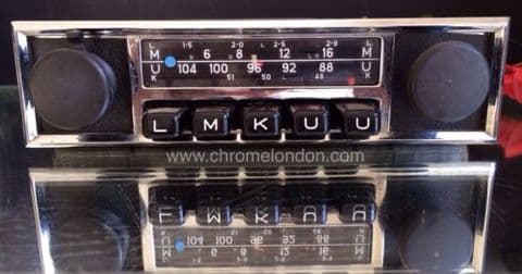 BLAUPUNKT FRANKFURT Vintage Classic Car FM Radio +MP3 FULLY WORKING see video