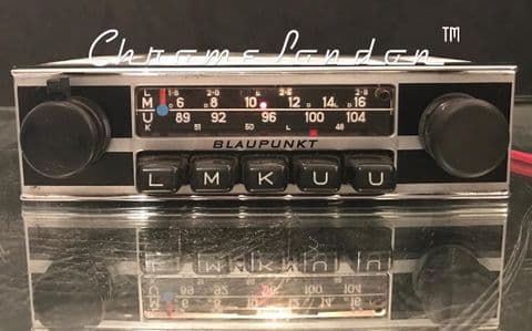 BLAUPUNKT FRANKFURT Vintage Classic Car FM Radio +MP3 JAGUAR ETYPE TR6 ASTON