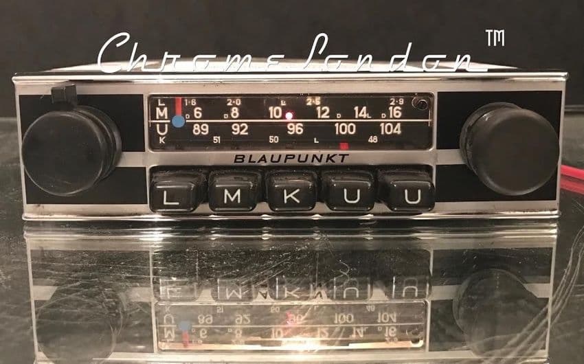 BLAUPUNKT FRANKFURT Vintage Classic Car FM Radio +MP3 JAGUAR ETYPE TR6 ASTON