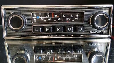 BLAUPUNKT FRANKFURT Vintage Classic Car FM Radio +MP3 Lead FULLY WORKING *video*