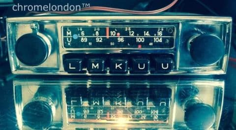 BLAUPUNKT FRANKFURT Vintage Classic Car FM Radio +MP3 RESTORED seeVideo  PORSCHE 911