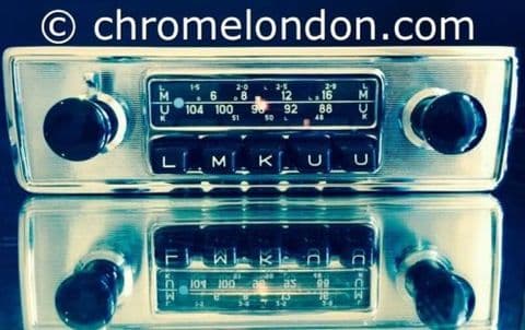 BLAUPUNKT FRANKFURT Vintage Classic Car FM Radio +MP3 seeVideo 12v+/- for ASTON