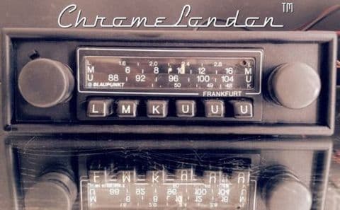 BLAUPUNKT FRANKFURT Vintage Classic Car FM Radio +MP3 seeVideo FULL WARRANTY PORSCHE 911 TARGA