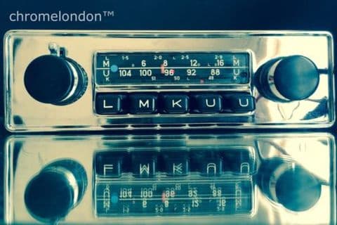 BLAUPUNKT FRANKFURT Vintage Classic Car FM Radio +MP3 seeVideo JAG ETYPE PORSCHE 911 ALFA