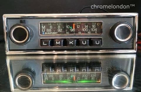 BLAUPUNKT FRANKFURT Vintage Classic Car FM Radio +MP3 seeVideo PORSCHE 911 JAG ETYPE