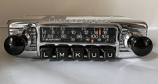 BLAUPUNKT FRANKFURT Vintage Classic Car FM Radio VOLVO P1800 AMAZON BMW CS ETYPE ROLLS