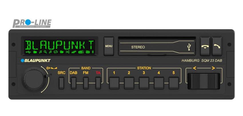 BLAUPUNKT  HAMBURG SQM 23 DAB MODERN RETRO radio 1980s PORSCHE, FERRARI, MERCEDES, BMW VW Etc