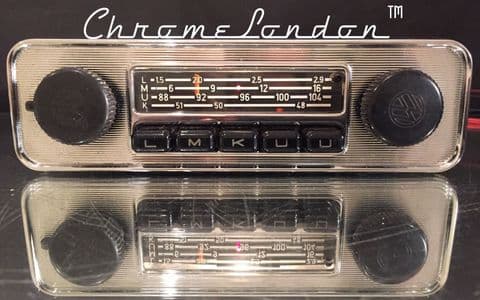 BLAUPUNKT INGOLSTADT VW OEM Vintage Classic Car FM Radio +MP3 BEETLE CAMPER BUS KARMANN GHIA