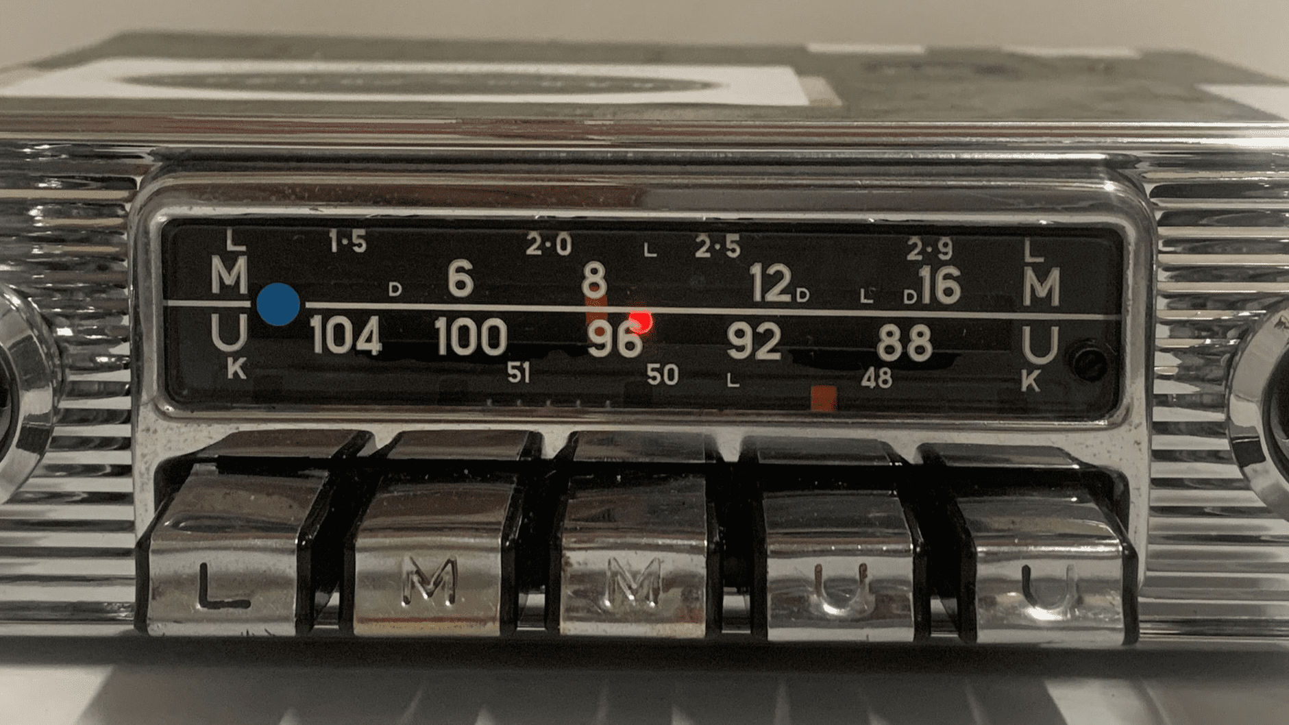BLAUPUNKT KARLSRUHE DELUXE Vintage Classic Car FM Radio JAG ETYPE