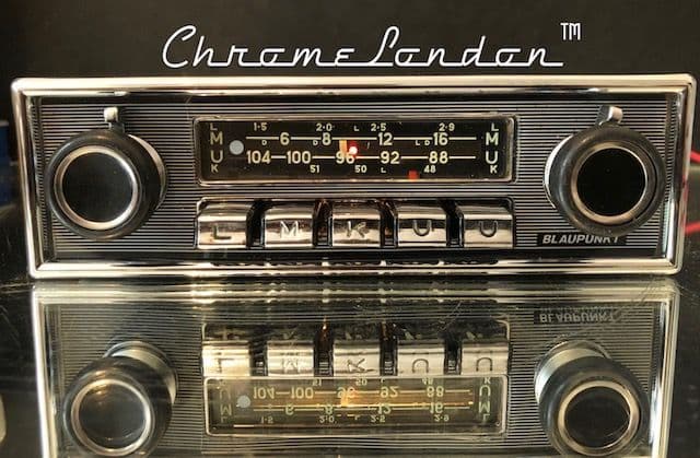 BLAUPUNKT KARLSRUHE DELUXE - Vintage Classic Car FM Radio MP3  MERCEDES PORSCHE JAG FERRARI