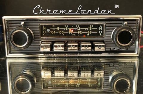BLAUPUNKT KARLSRUHE DELUXE - Vintage Classic Car FM Radio MP3 MERCEDES PORSCHE JAG FERRARI