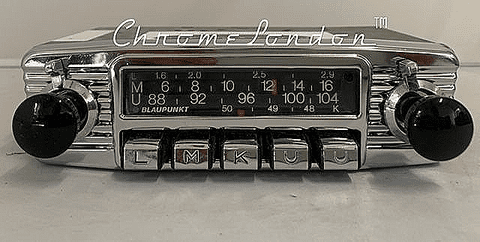 BLAUPUNKT KARLSRUHE DELUXE Vintage Classic Car FM Radio VOLVO P1800 AMAZON BMW CS ETYPE ROLLS