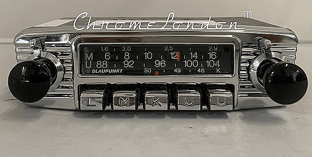 BLAUPUNKT KARLSRUHE DELUXE Vintage Classic Car FM Radio VOLVO P1800 AMAZON BMW CS ETYPE ROLLS