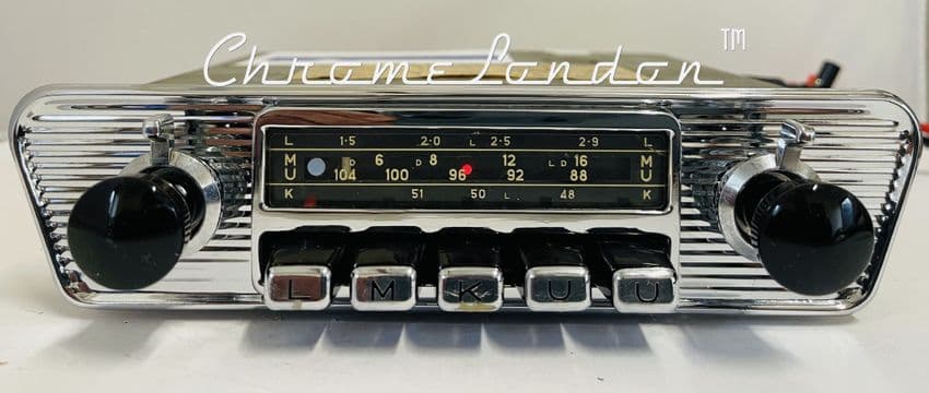 BLAUPUNKT KOBLENZ 6v/12v+/- DELUXE  Vintage Classic Car FM Radio MP3 JAGUAR ETYPE ASTON MG HEALEY