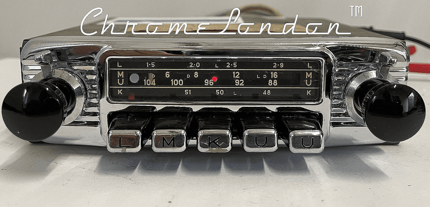 BLAUPUNKT KOBLENZ 6v/12v+/- DELUXE Vintage Classic Car FM Radio MP3 VOLVO P1800 ALFA HEALEY