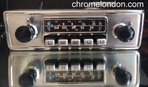 BLAUPUNKT KOLN Autoseek Vintage Classic Car FM Radio +AMP MP3 video MINT PORSCHE 356 911 ASTON JAG ETYPE ROLLS FERRARI MUIRA