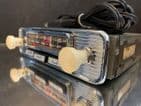 BLAUPUNKT MANNHEIM 12v+/- Vintage 2 Piece Chrome Ivory Classic Car FM Radio For MG VW ALFA  JAGUAR
