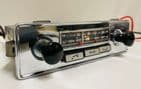 BLAUPUNKT MANNHEIM Vintage Chrome Classic Car FM Radio MP3 12v+/- MG TRIUMPH ETYPE  ALFA
