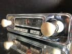 BLAUPUNKT MANNHEIM Vintage Chrome Ivory Classic Car FM Radio MP3  12v+/- MG TRIUMPH ETYPE