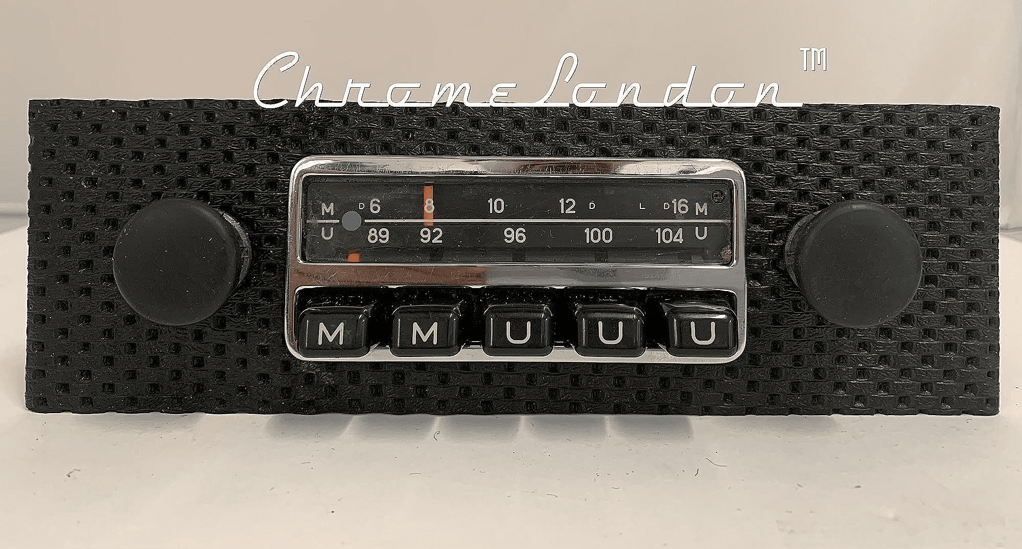 ポルシェラジオ Porsche BLAUPUNKT BLAUPUNKT MUNSTER Basketweave Vintage Classic Car Radio MINT 65-73