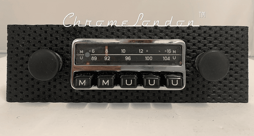 BLAUPUNKT MUNSTER Basketweave Vintage Classic Car Radio  MINT 65-73 PORSCHE 911 911S 911T TARGA 912