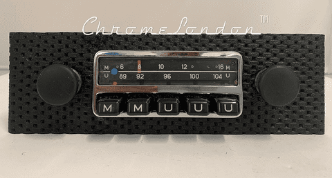BLAUPUNKT MUNSTER Basketweave Vintage Classic Car Radio MINT 65-73 PORSCHE 911 911S 911T TARGA 912