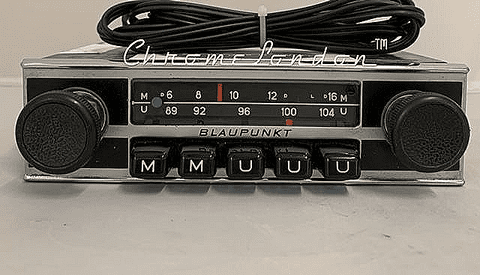 BLAUPUNKT MUNSTER Vintage Classic Car 3xFM Radio CITROEN SM MASERAI FIAT 124 DINO ALFA SPIDER (1)