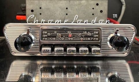 BLAUPUNKT NEW YORKER US AUTOSEEK Vintage Classic Car FM Radio +MP3 PORSCHE FERRARI ETYPE ASTON