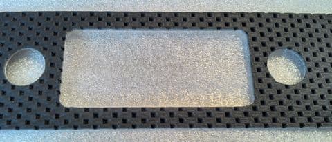 BLAUPUNKT RADIO FACEPLATE PANEL BASKETWEAVE NEW - PORSCHE 911 '65-'73