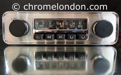 BLAUPUNKT Vintage Chrome Classic Car FM Radio seeVideo