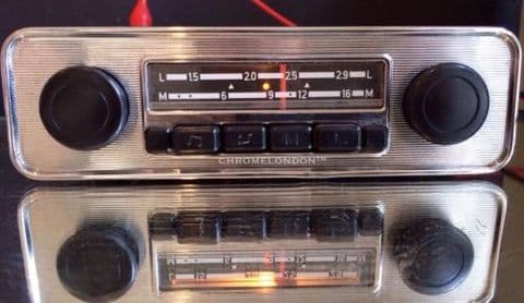 BLAUPUNkT WOLFSBURG III Vintage Chrome Classic Car Radio