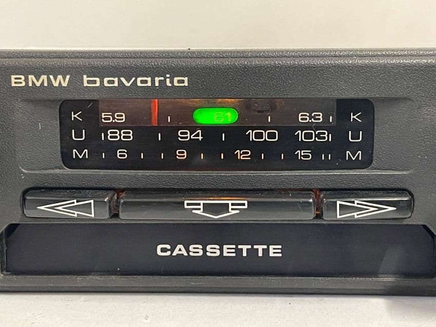 BMW BAVARIA STEREO BECKER OEM Vintage Classic Car Radio Cassette MP3 ...